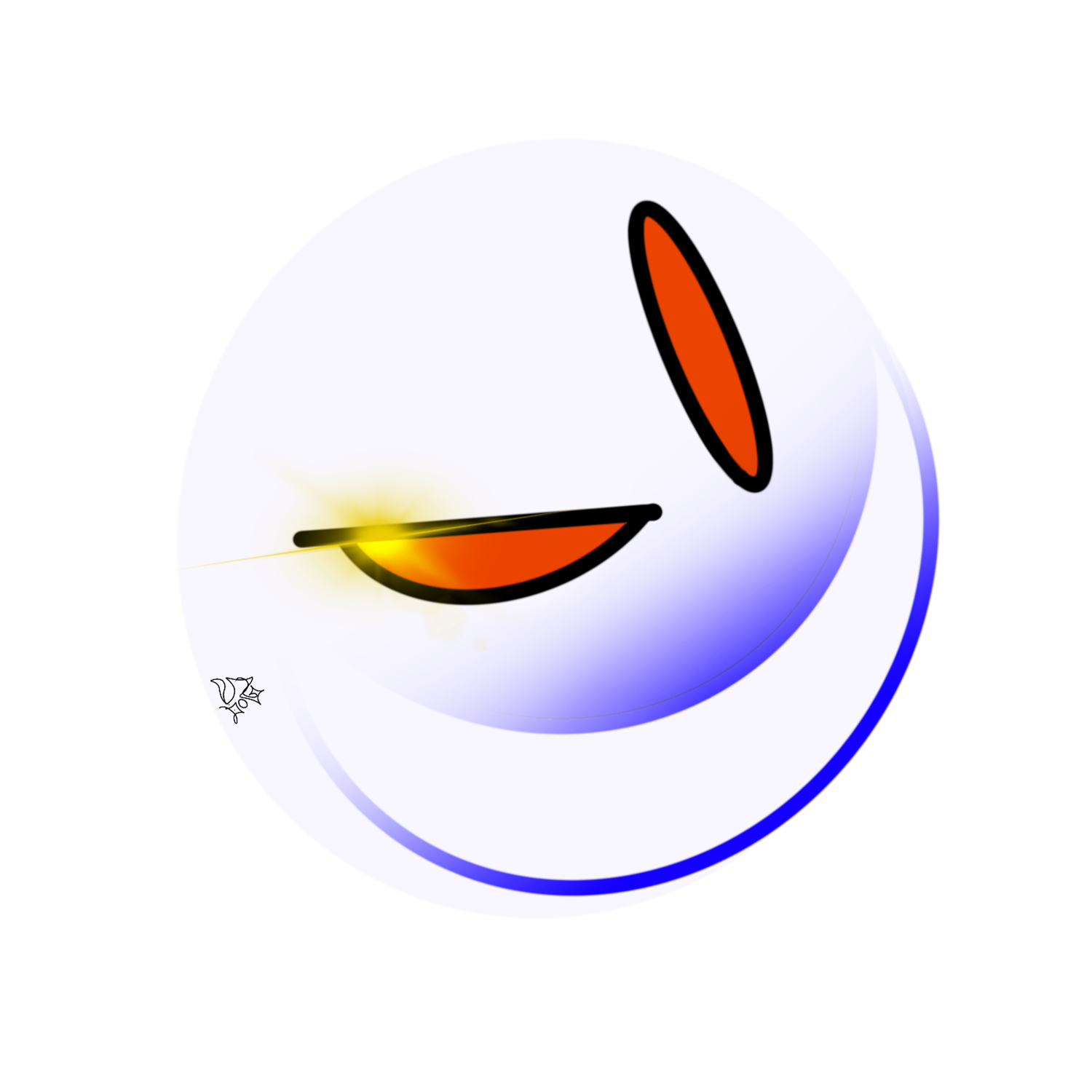 >:)